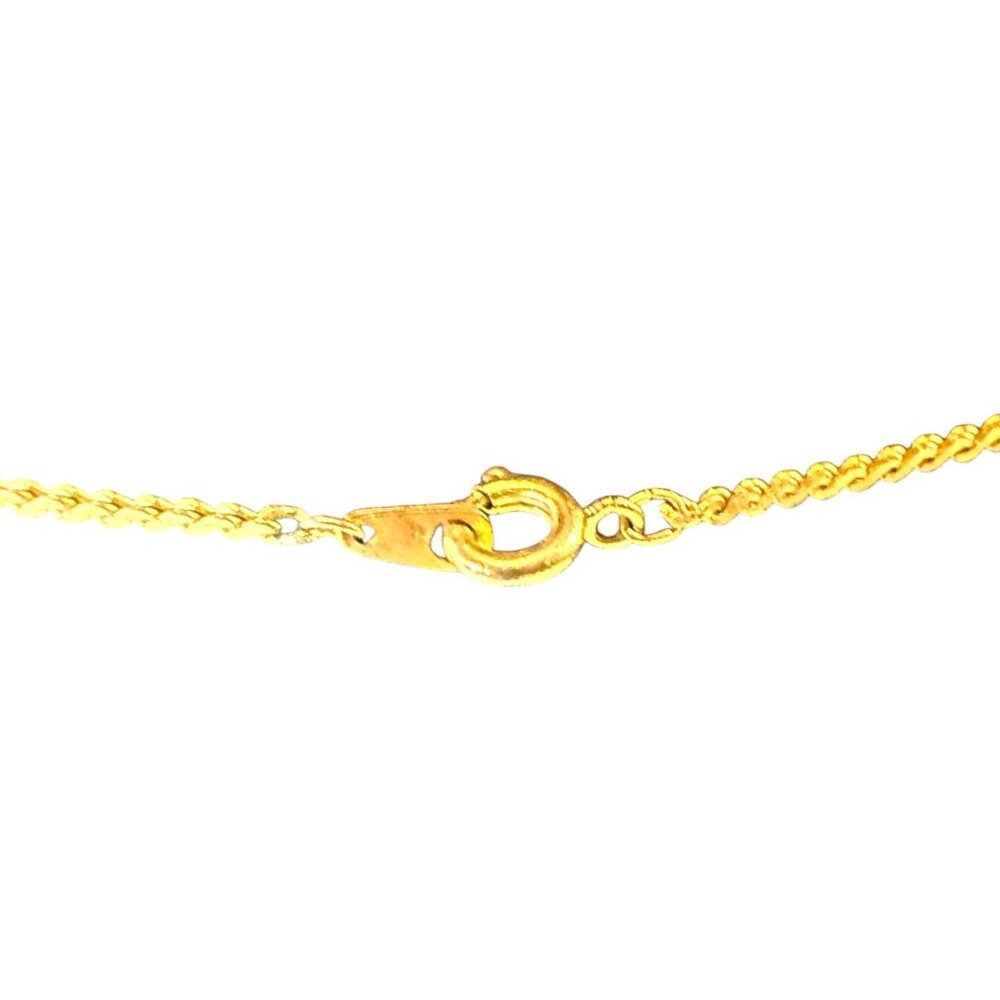 10K Gold Plated 24" Rope Chain Necklace Elegant & Versatile Jewelry - Picture 7 of 7